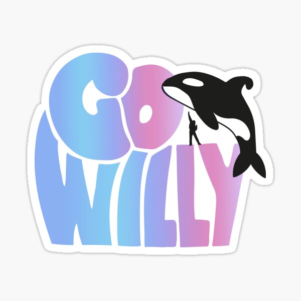 Vista previa del artículo con la obra «Ir WILLY Ombre», diseñado y vendido por RLYRetro.