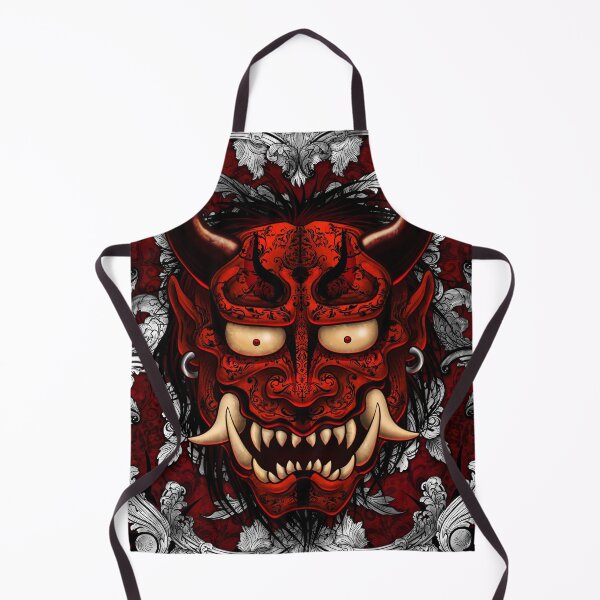 Item preview, Silver and Red Gothic Oni designed and sold by Abysm Internal.