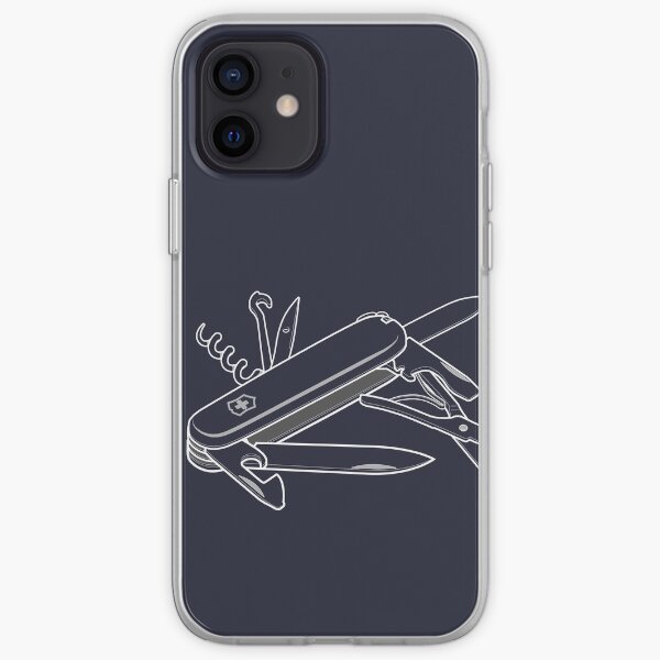 Swiss Army Knife White iPhone Soft Case