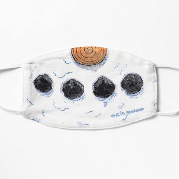 Snowman Mouth Flat Mask