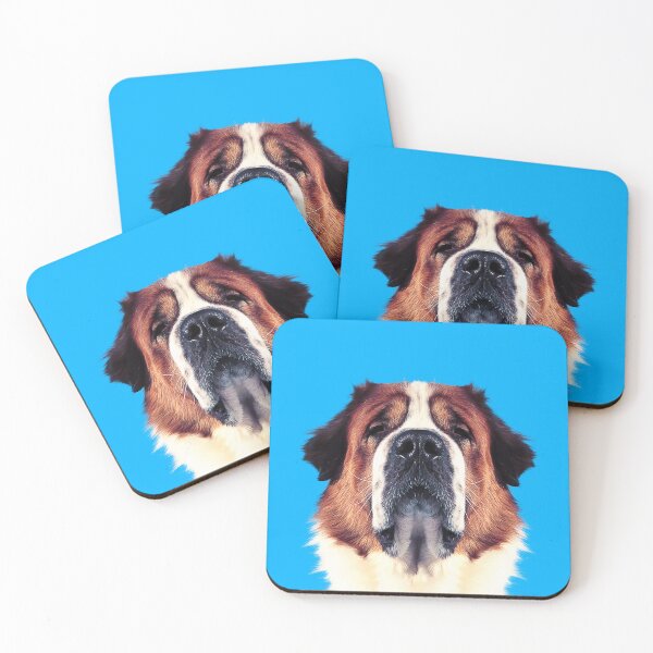 Item preview, Saint Bernard Dog Lover Funny Face Pet Portrait Cute Puppy Animals Gifts Safe Face protection covering Men Women designed and sold by Dolphin Graphic.