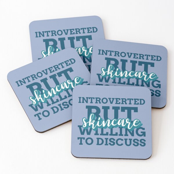Item preview, Introverted But Willing to Discuss Skincare designed and sold by ikoneShop.