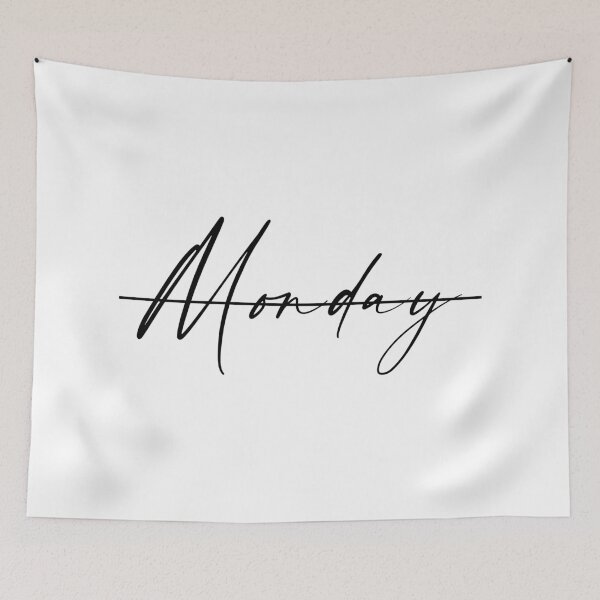Item preview, Monday |  luni | no monday  designed and sold by aloresarts.