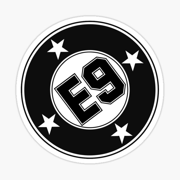 Earth9 Bullet Black Sticker