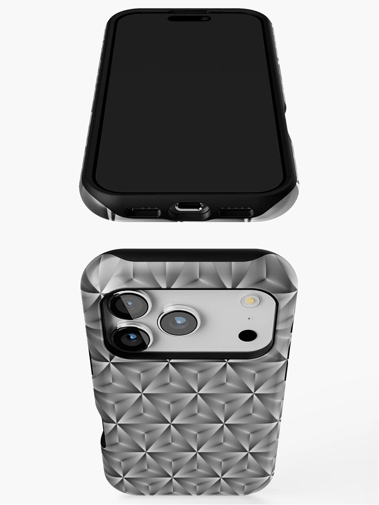 Thumbnail 3 of 4, iPhone Case, Triangular pattern designed and sold by flashcompact.