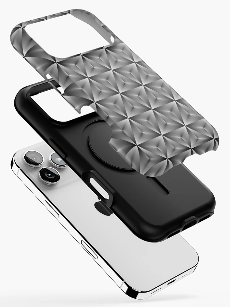 Thumbnail 2 of 4, iPhone Case, Triangular pattern designed and sold by flashcompact.