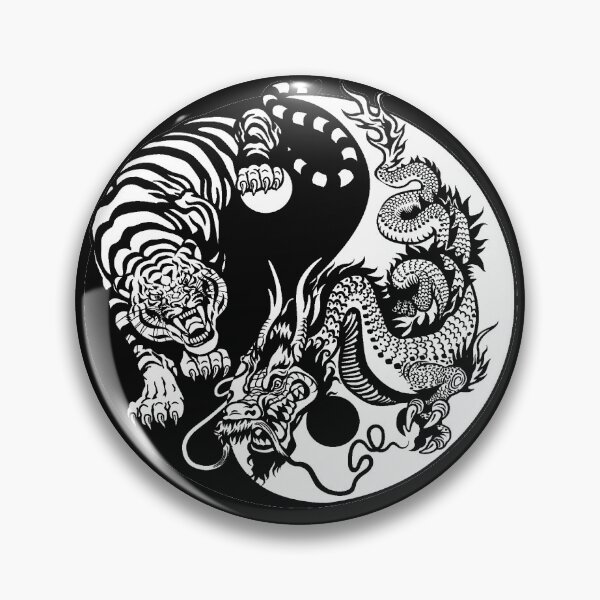 Aperçu de l'œuvre Dragon Tigre Yin Yang créée et vendue par -MagicDesigns-.