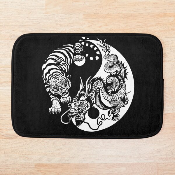 Aperçu de l'œuvre Dragon Tigre Yin Yang créée et vendue par -MagicDesigns-.