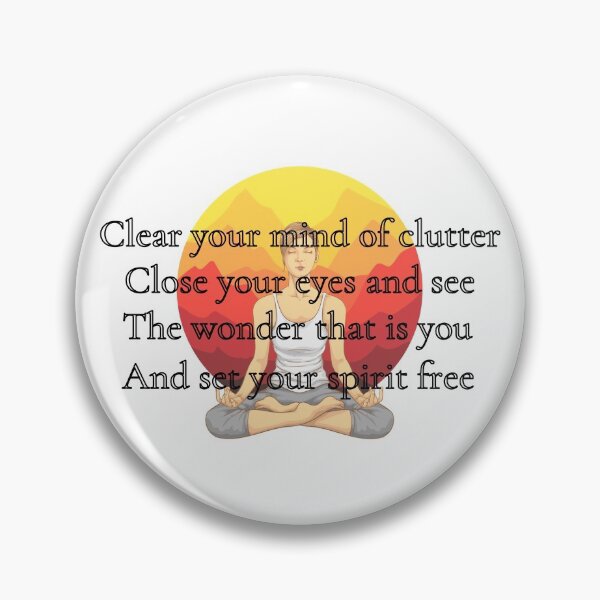 Item preview, Clear your mind of clutter with meditation designed and sold by Yesmalady.