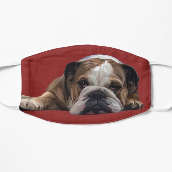 Lazy Winston English Bulldog Flat Mask