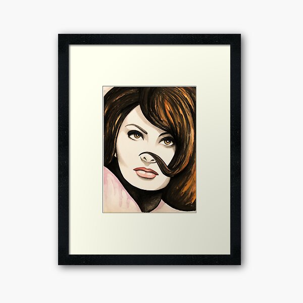 Sophia Loren Framed Art Print