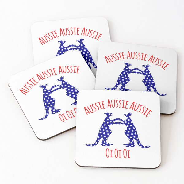 Item preview, Aussie Aussie Aussie oi oi oi Australian chants and Australia flag for ozzy people designed and sold by anins-azuree.