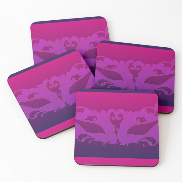 Item preview, Eyes behind a purple mask in a purple and dark blue space designed and sold by StephanieCAD.