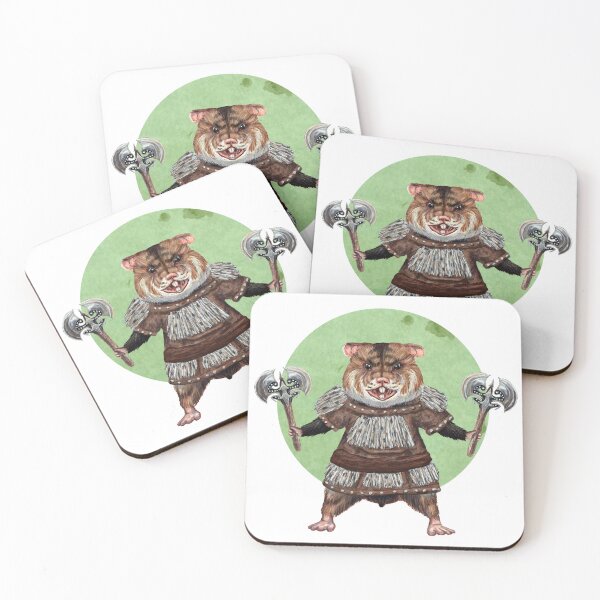 Item preview, Axe Weilding Hamster designed and sold by CharlieCreature.