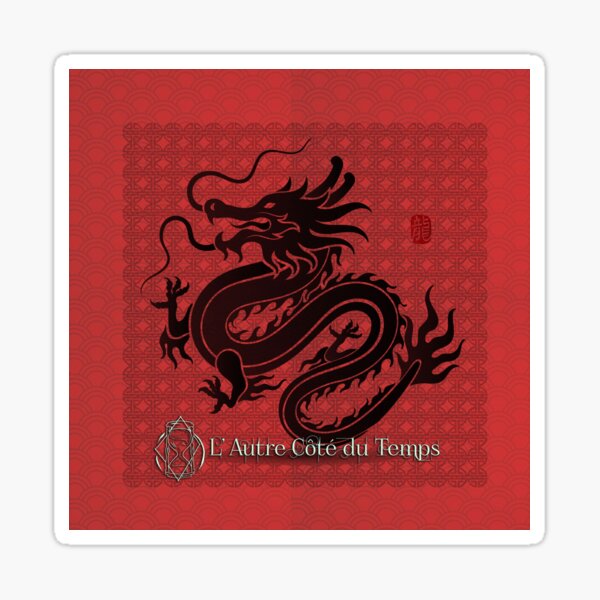Dragon Estampe Sticker