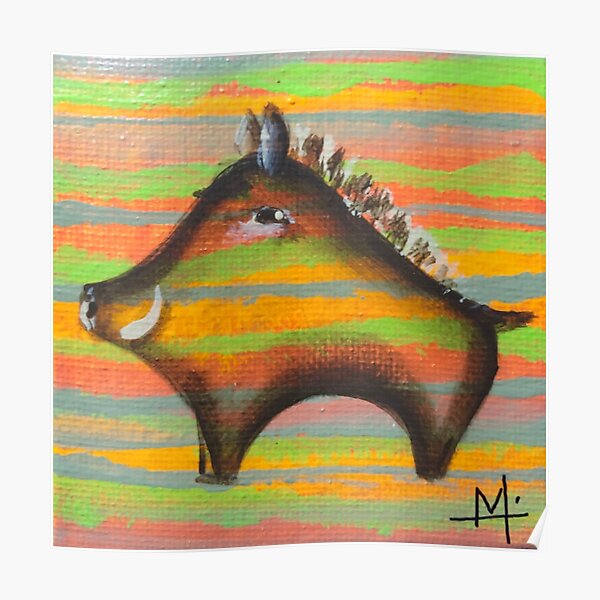 Baby Javelina I Poster