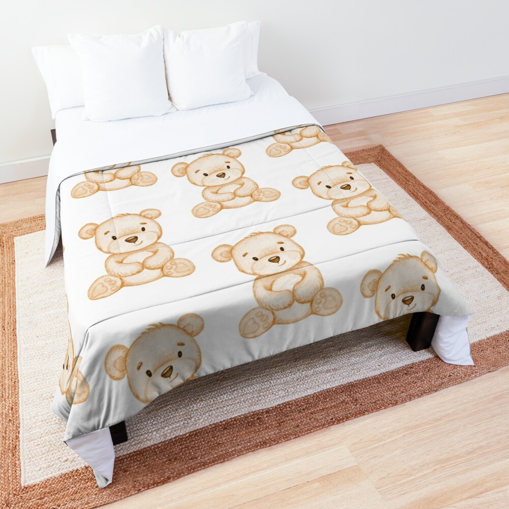 newborn teddy comforter