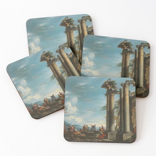 Item preview,  Philosophers by the old Greek ruins -  giovanni ghisolfi designed and sold by Vintage Designs +.
