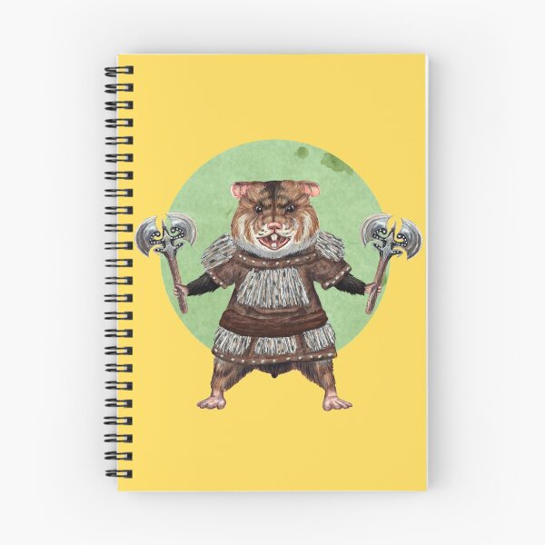 Item preview, Axe Weilding Hamster in yellow designed and sold by CharlieCreature.