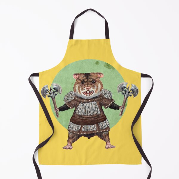 Item preview, Axe Weilding Hamster in yellow designed and sold by CharlieCreature.