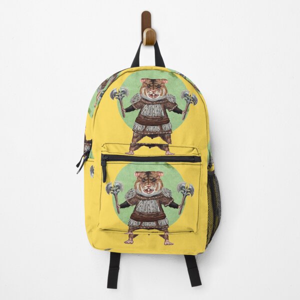 Item preview, Axe Weilding Hamster in yellow designed and sold by CharlieCreature.