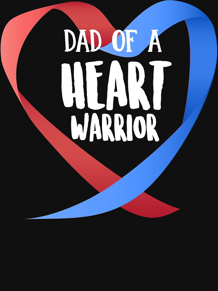 Dad Of A Heart Warrior Chd Awareness Hoodie by VegaStudio