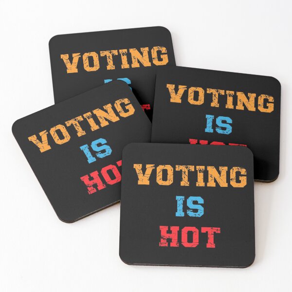 Item preview,  Voting Is Hot  designed and sold by YueHeng Creates ⭐⭐⭐⭐⭐.