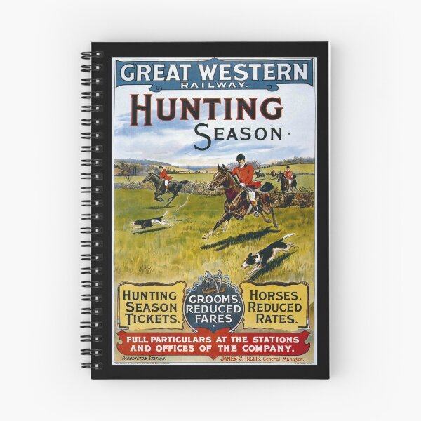 Item preview, Hunting Season retro poster designed and sold by CorasPosters.