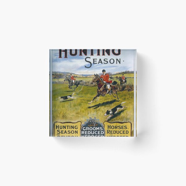 Item preview, Hunting Season retro poster designed and sold by CorasPosters.