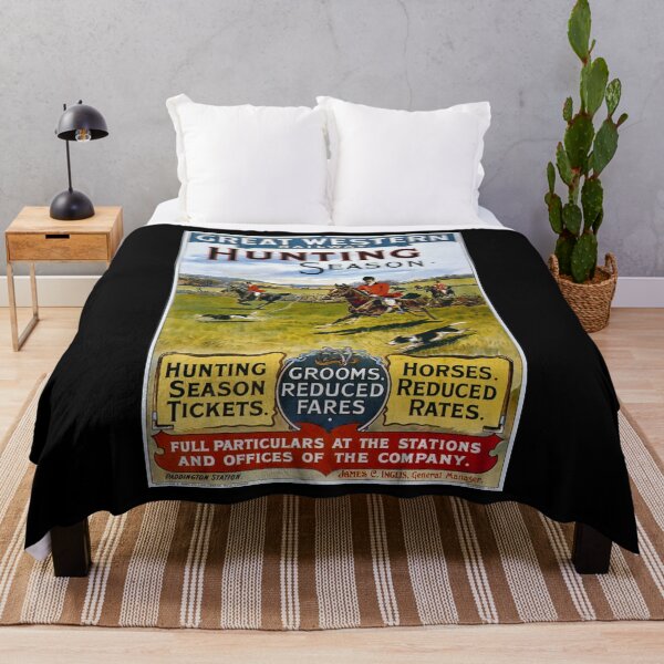 Item preview, Hunting Season retro poster designed and sold by CorasPosters.