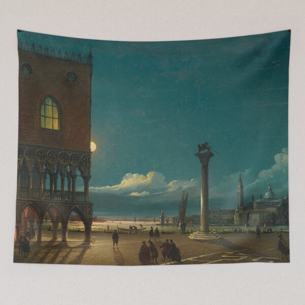 Item preview,  Vintage Italian night time scene - giovanni grubacs designed and sold by Vintage Designs +.