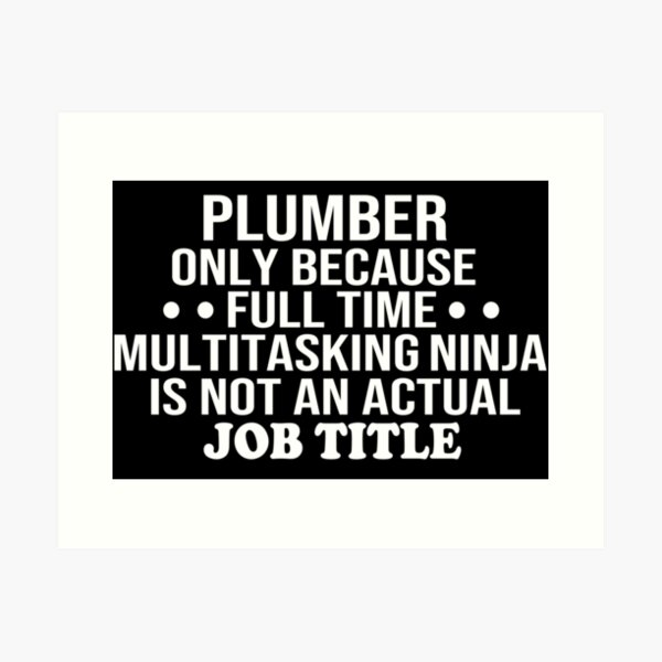 Plombier n'est pas un seul travail mais une vocation T-shirt Artisanat Plomberie Plombier n'est pas un seul travail mais une vocation T-shirt Artisanat Plomberie