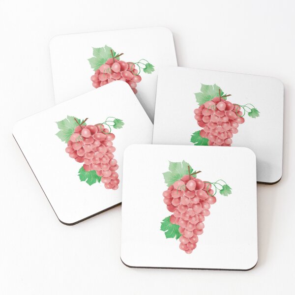 Item preview, Watercolor Illustration of grape with its leaves and vine designed and sold by iswenyi.