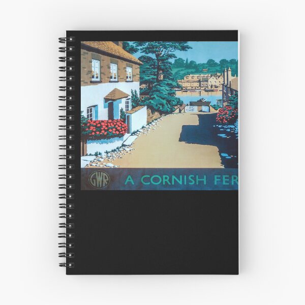 Item preview, A Cornish Ferry retro poster designed and sold by CorasPosters.