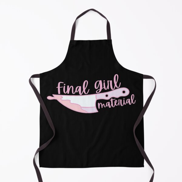 Item preview, Cute Pastel Pink Final Girl Scream Queen Graphic designed and sold by Dani Mullins.