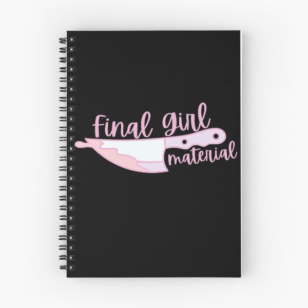 Item preview, Cute Pastel Pink Final Girl Scream Queen Graphic designed and sold by Dani Mullins.