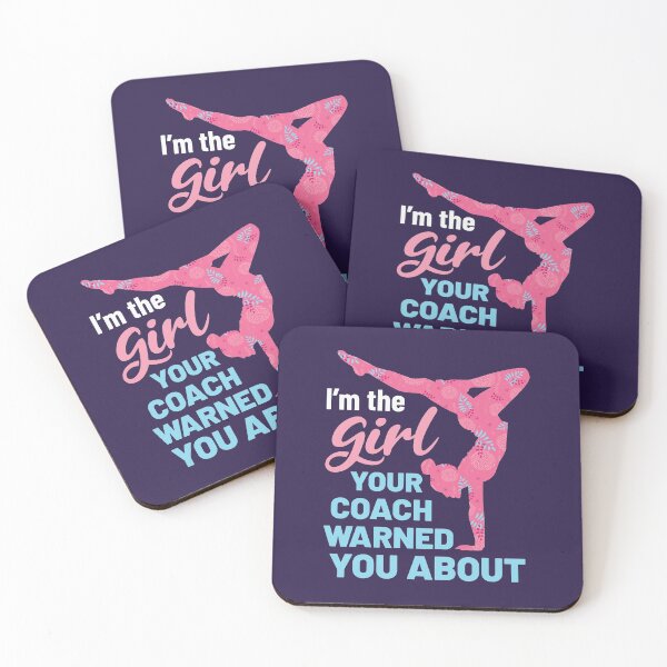 Item preview, Gymnastics I'm the Girl Your Coach Warned You About designed and sold by jaygo.