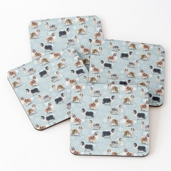 Item preview, The Christmas Rough Collie designed and sold by Elspeth Rose Design.