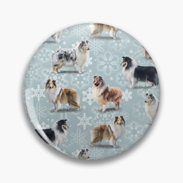 Artikelvorschau, Der Christmas Rough Collie entworfen und verkauft von Elspeth Rose Design.
