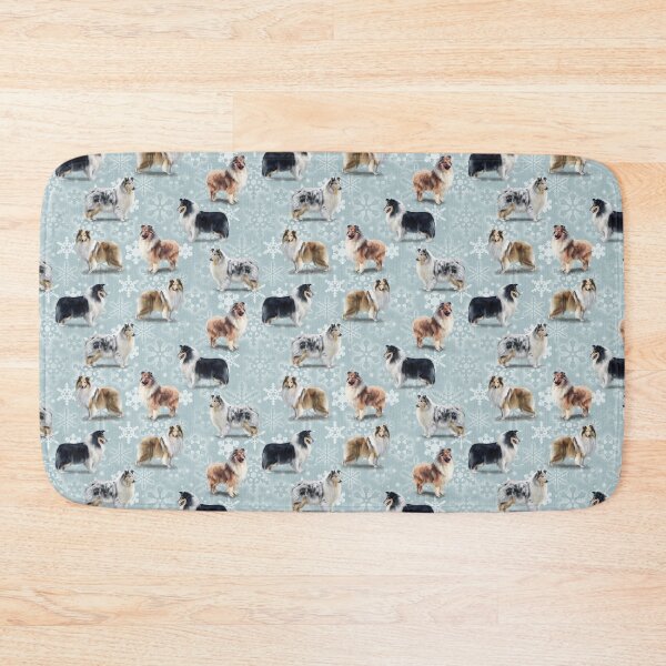 Item preview, The Christmas Rough Collie designed and sold by Elspeth Rose Design.