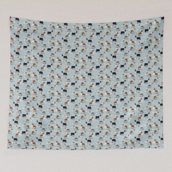 Item preview, The Christmas Rough Collie designed and sold by Elspeth Rose Design.
