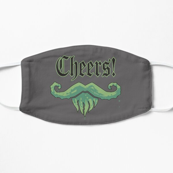 Gentleman Cthulhu Tentacle Moustache Cheers Flat Mask