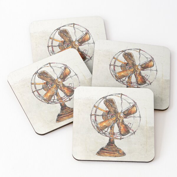 Item preview, Vintage Objects - Vintage Fan - Mid Century style. designed and sold by FanitsaArt.