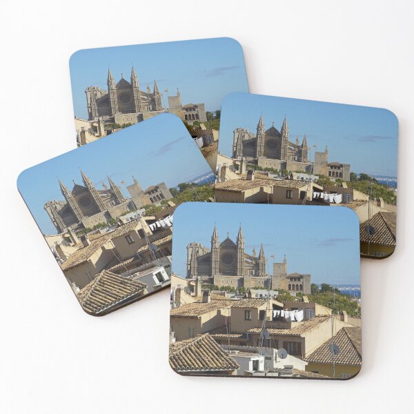 Item preview, Palma Cathedral over the rooftops designed and sold by NavorolArt.