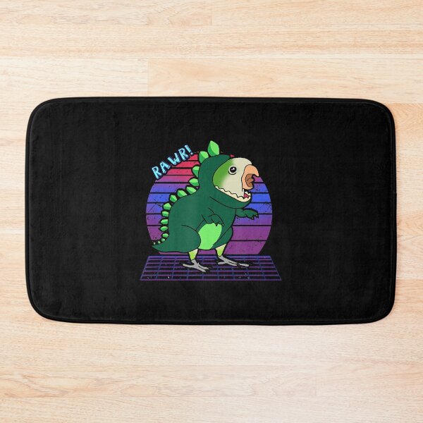 Item preview, Aesthetic Vaporwave Green Monk Parakeet Quaker Parrot Birb T-Shirt designed and sold by GrahamWalsh.
