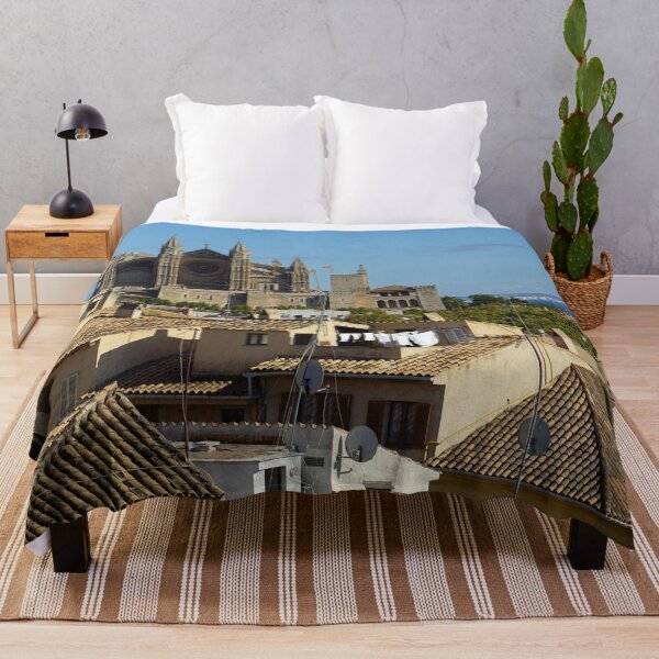 Item preview, Palma Cathedral over the rooftops designed and sold by NavorolArt.