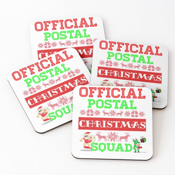 Item preview, Official postal Christmas Squad for Postal workers designed and sold by Feline Rockstars.