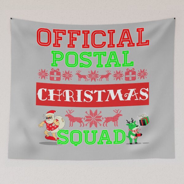 Item preview, Official postal Christmas Squad for Postal workers designed and sold by Feline Rockstars.