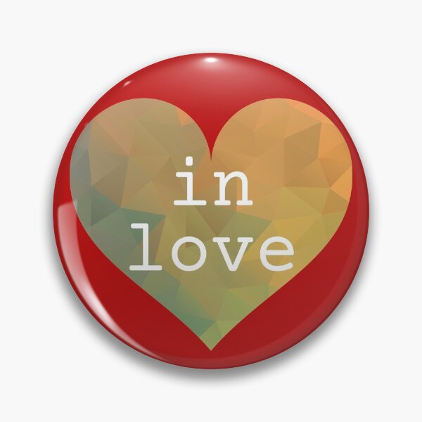 Item preview, In Love geometric colorful heart design.  designed and sold by milkasweet.