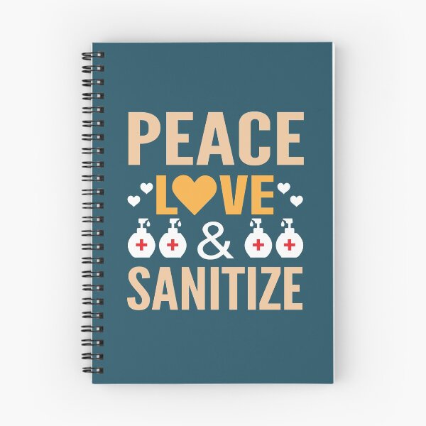 Item preview, Peace Love Sanitize Designs designed and sold by Mehul Shingala.